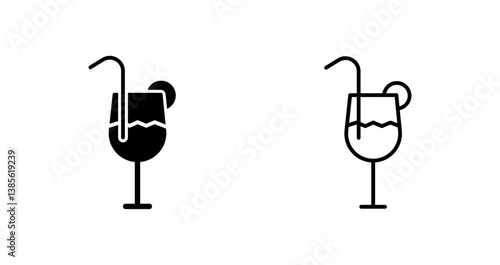 Festive Drinks Icon Design