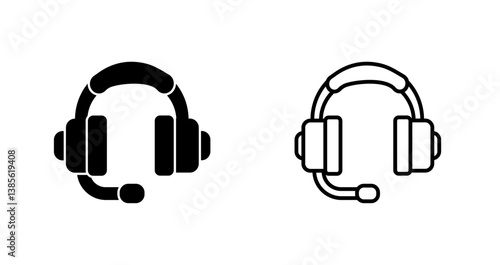 Gaming Headset Icon Design