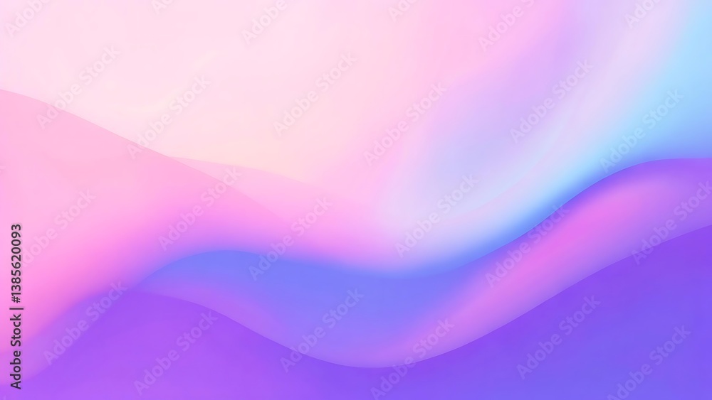 Fototapeta premium Dreamy Fluid Gradient Flow