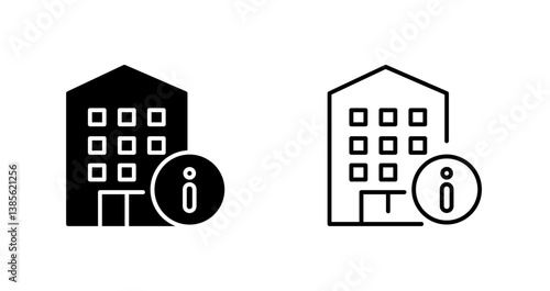 Hotel Information Icon Design