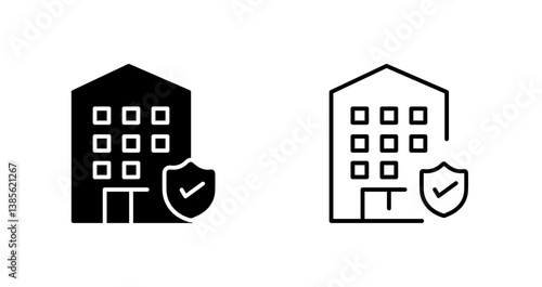 Hotel Security Icon Design