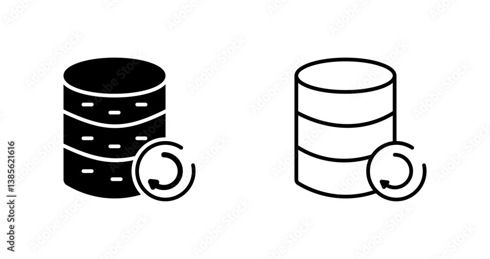 Data Retrieval Icon Design Data Retrieval Icon Design