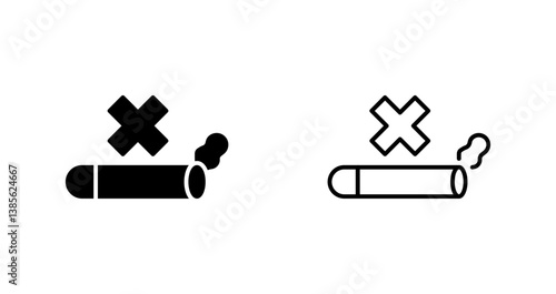 No Smoking Icon Design
