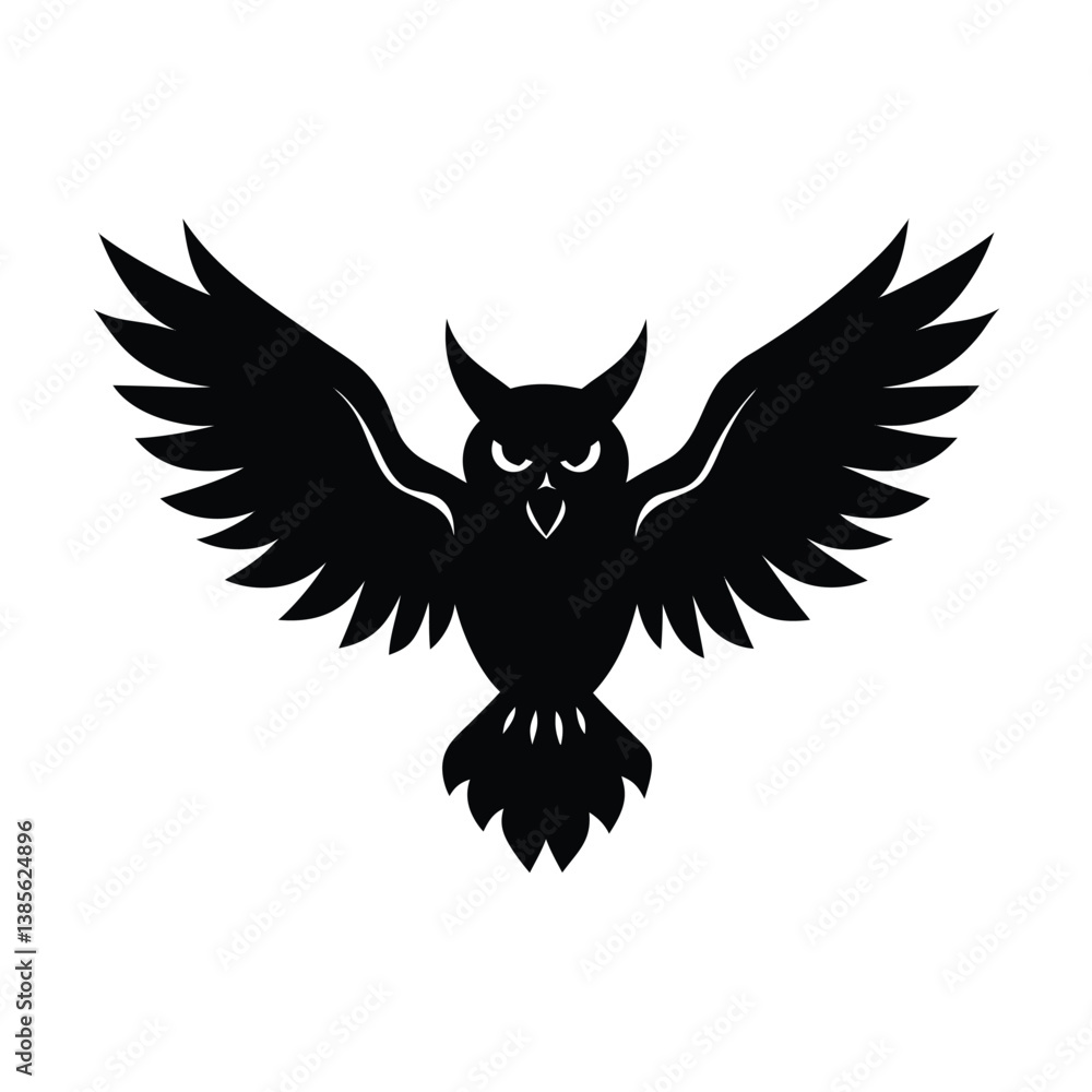 eagle owl vector illustration eagle owl vector illustration