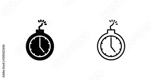 Deadline Icon Design
