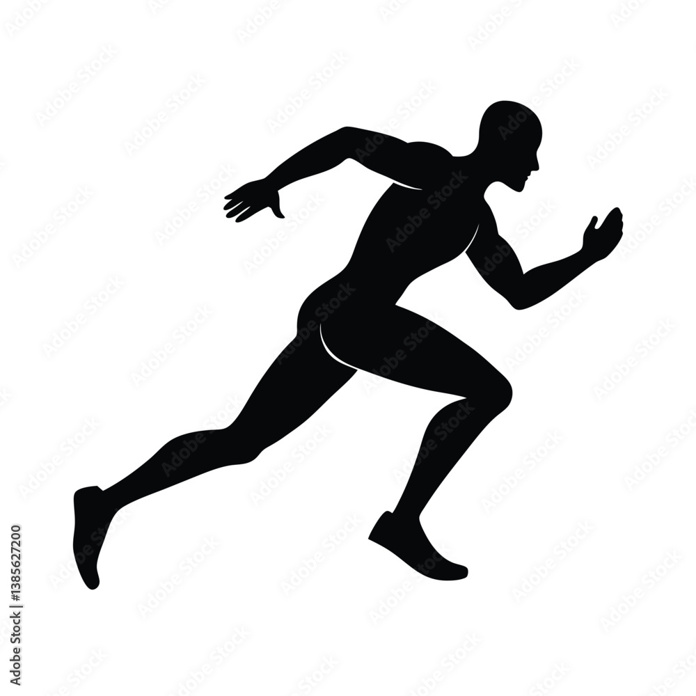 running man silhouette running man silhouette