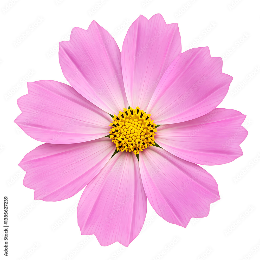 Realistic Cosmos Blossom Isolated On Transparent Background
Realistic Cosmos Blossom Isolated On Transparent Background