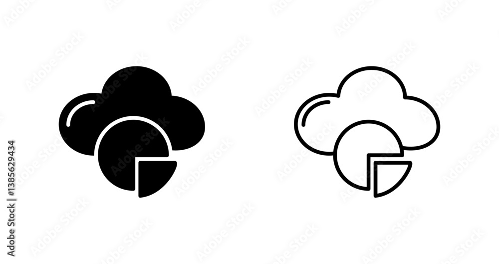 Obraz premium Pie Chart Icon Design