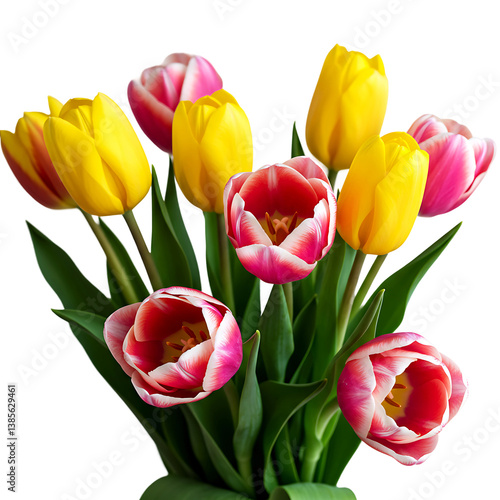 Wallpaper Mural Yellow and Pink Tulip Flowers On Transparent Background

 Torontodigital.ca