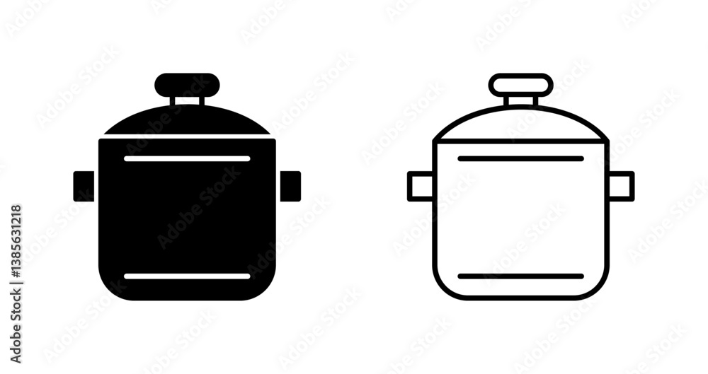 Obraz premium Cooker Icon Design