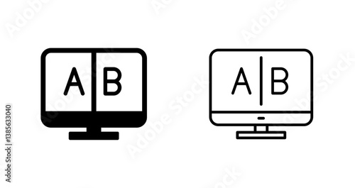 AB Testing Icon Design