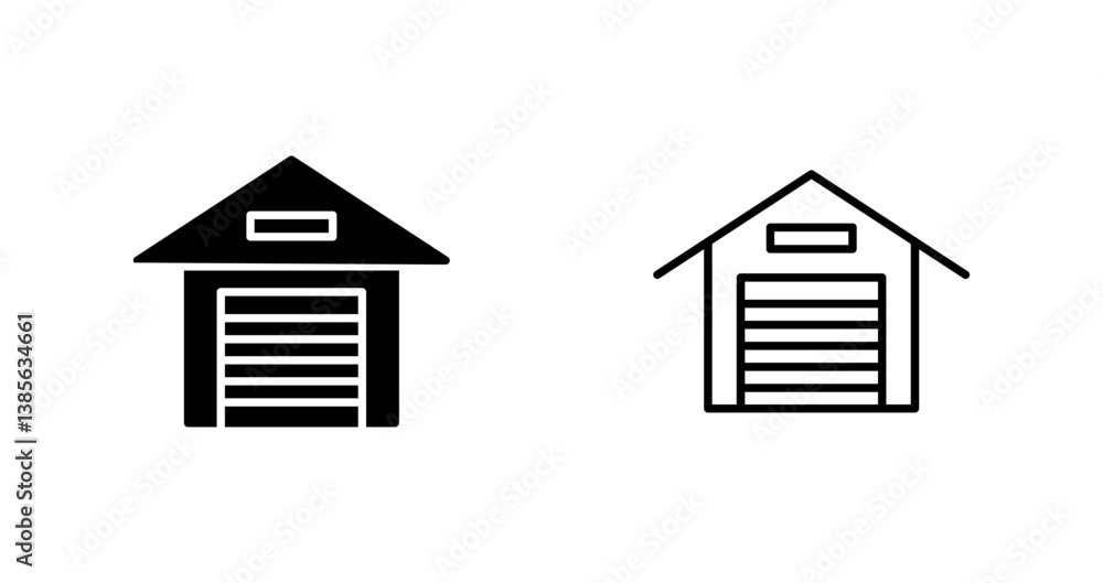 Garage Icon Design Garage Icon Design