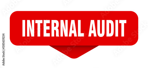 internal audit sticker. internal audit sign on transparent background