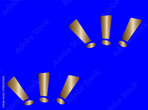 attention warning exclamation mark. Vector illustration. Danger, attention, fatal error messages. Caution alarm icon set.