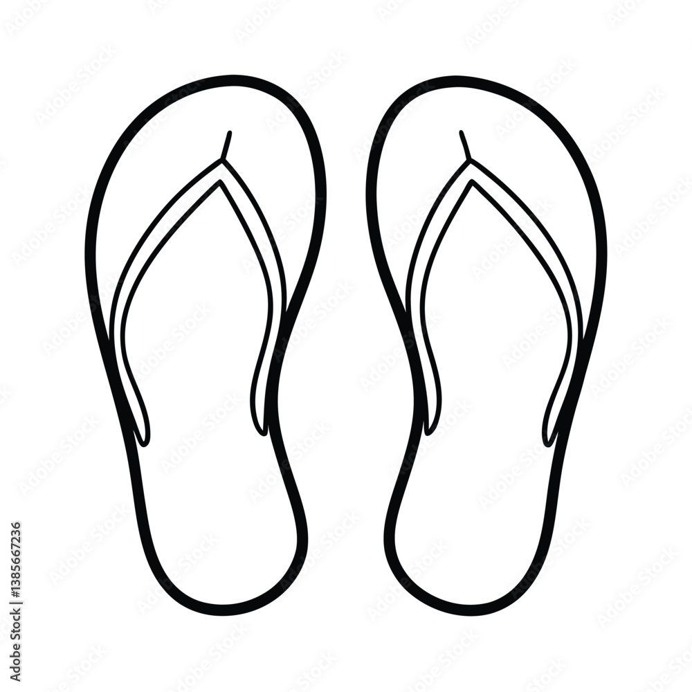 flip flops vector flip flops vector