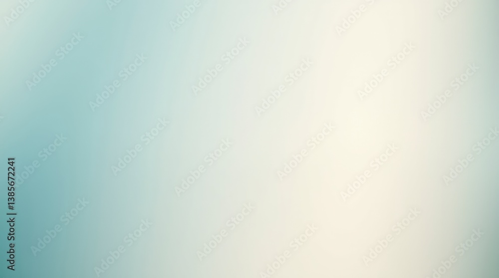 Pastel Teal and Cream Gradient Pastel Teal and Cream Gradient