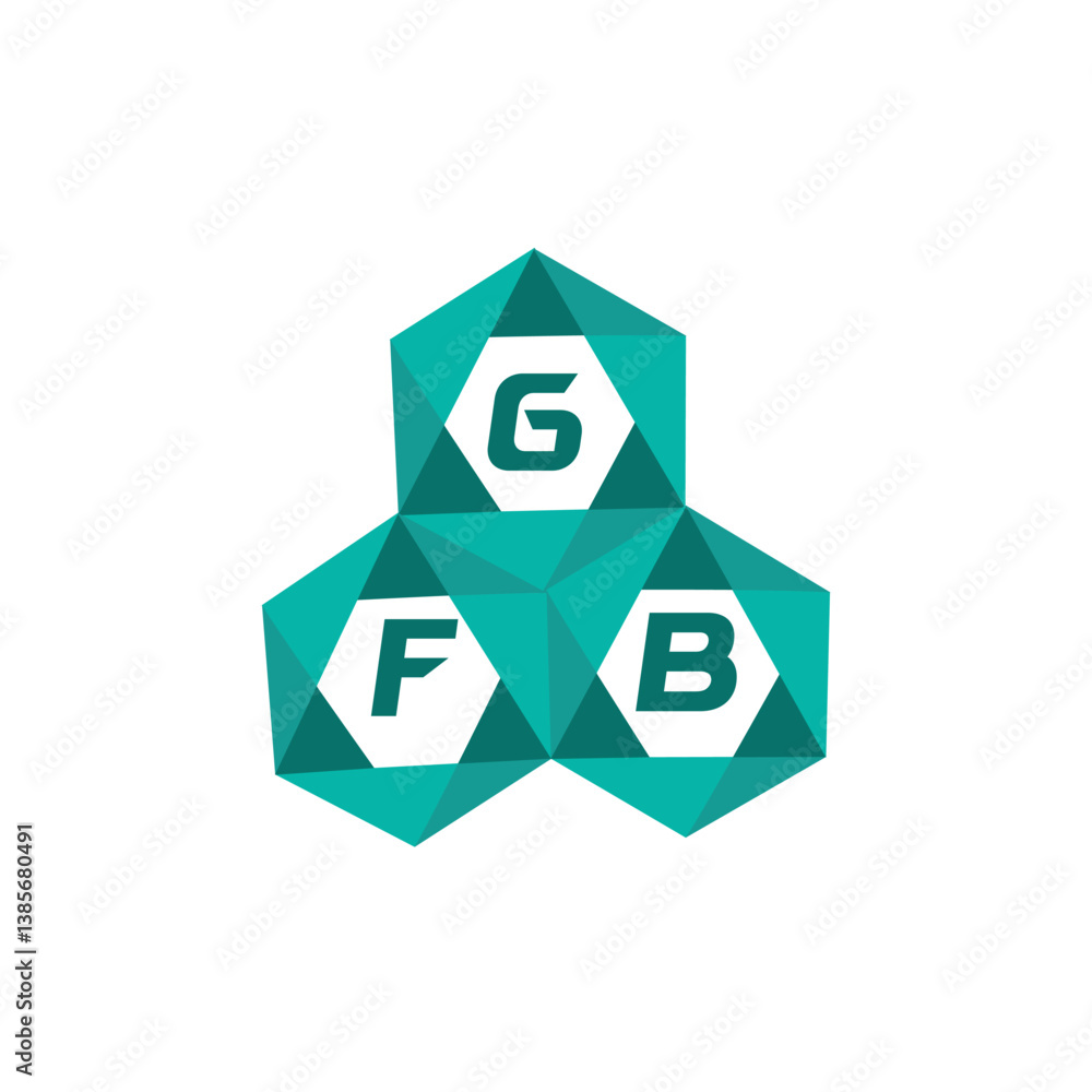 GFB creative minimalist letter logo. GFB unique vector initials alphabet letter logo design GFB creative minimalist letter logo. GFB unique vector initials alphabet letter logo design
