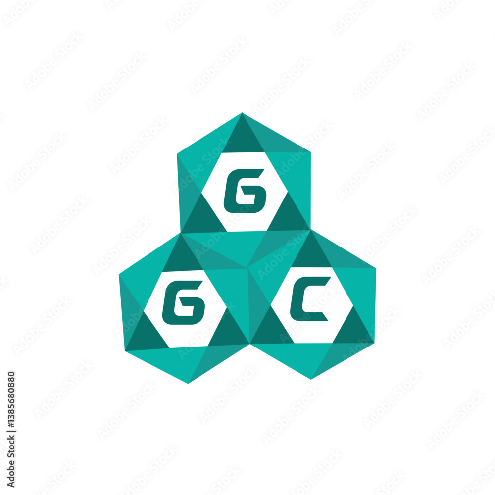 GGC creative minimalist letter logo. GGC unique vector initials alphabet letter logo design GGC creative minimalist letter logo. GGC unique vector initials alphabet letter logo design