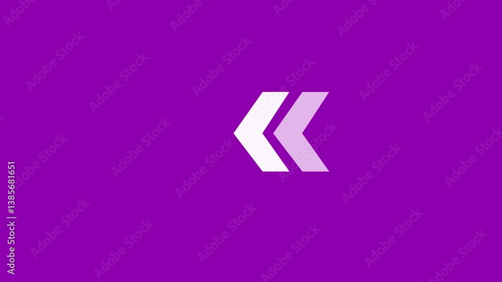 Arrow moving left - loopable. 4k video Arrow moving left. Arrow moving left - loopable. 4k video Arrow moving left.