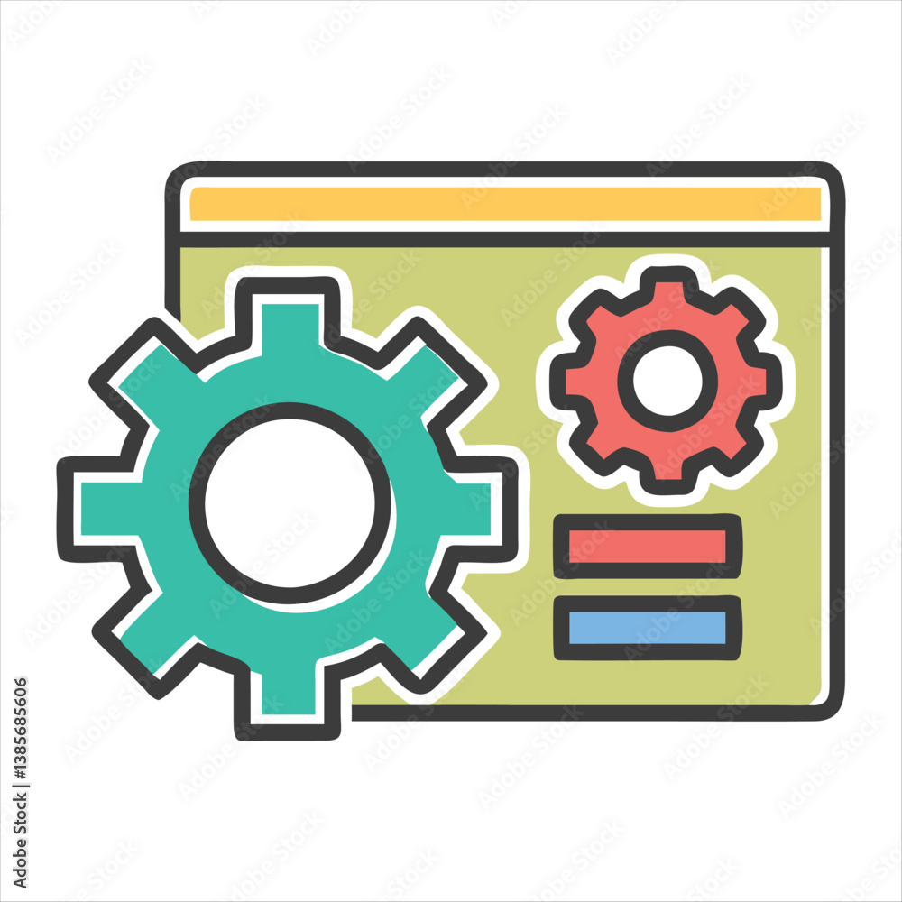 setting silhouette vector style setting silhouette vector style