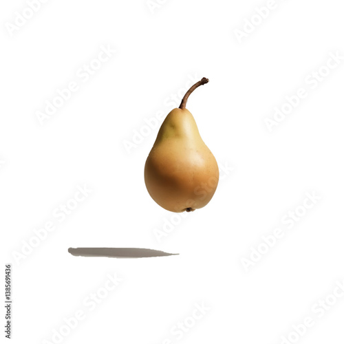 Pear on white background