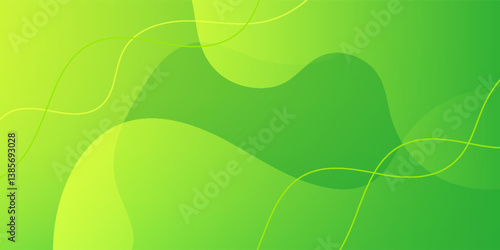 Abstract green wave background. Can be used for posters, placards, brochures, banners, EPS 10