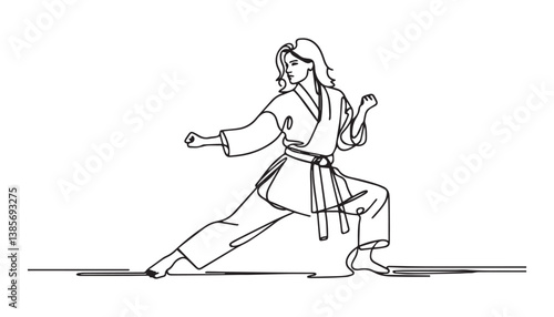 martial art  line art