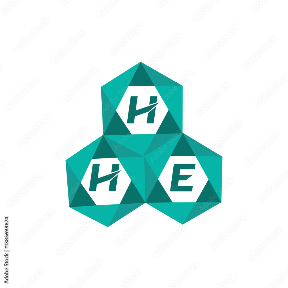 HHE creative minimalist letter logo. HHE unique vector initials alphabet letter logo design HHE creative minimalist letter logo. HHE unique vector initials alphabet letter logo design