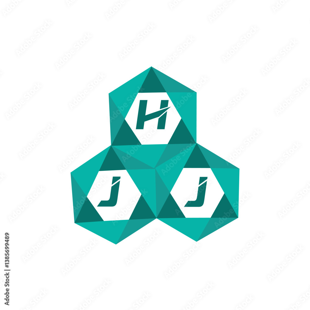 HJJ creative minimalist letter logo. HJJ unique vector initials alphabet letter logo design HJJ creative minimalist letter logo. HJJ unique vector initials alphabet letter logo design