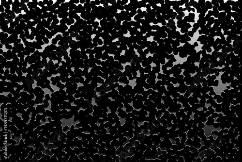 Abstract see through black and white background. 