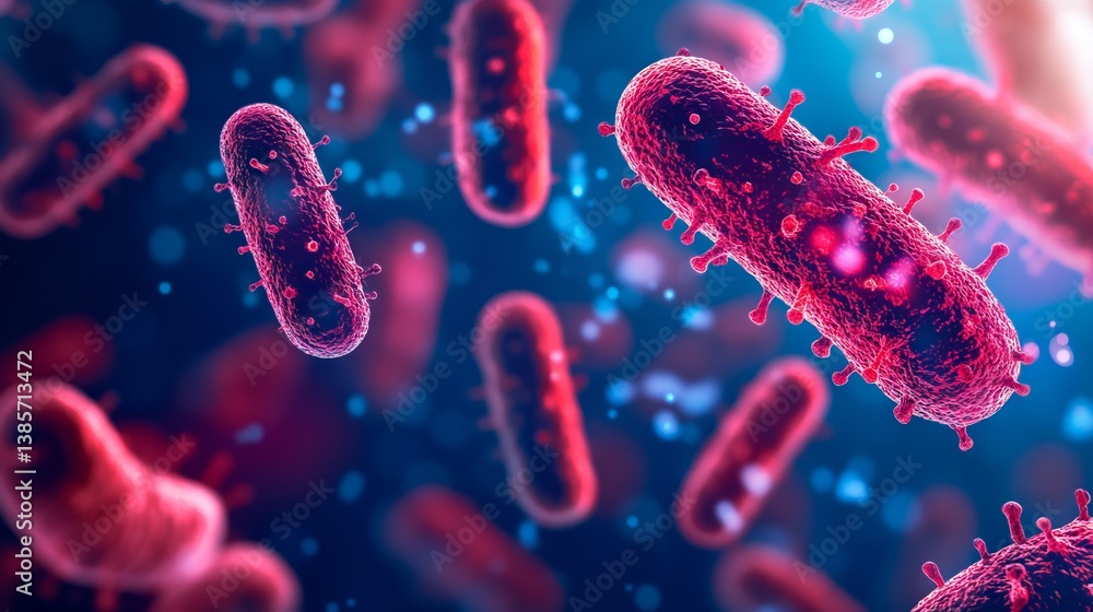 Futuristic Airborne Microorganisms Futuristic Airborne Microorganisms