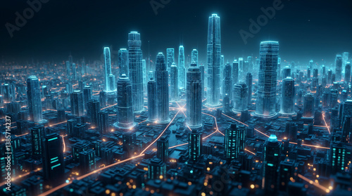 Città Futuristica in Espansione
