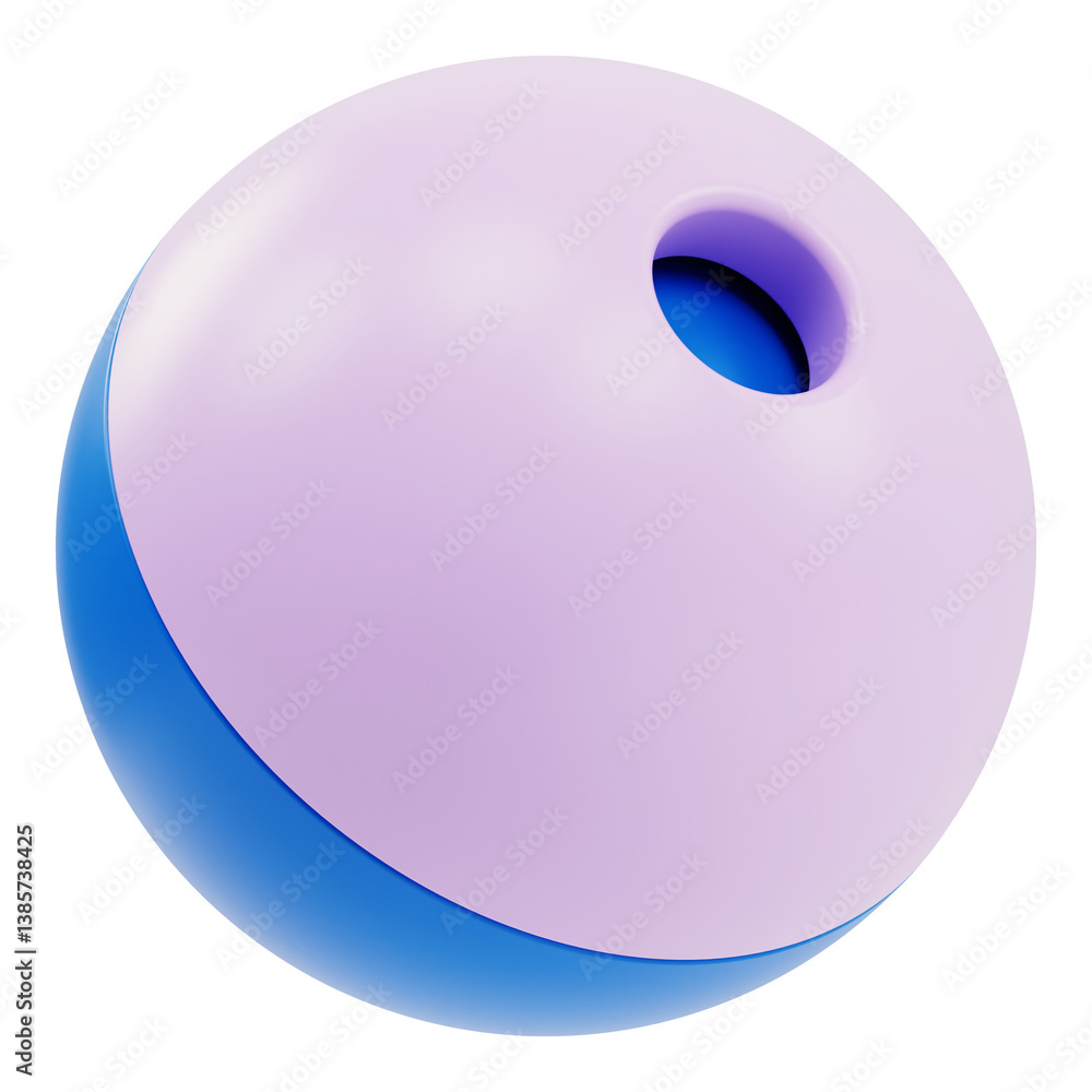 Abstract Sphere 3D Icon Illustration Abstract Sphere 3D Icon Illustration
