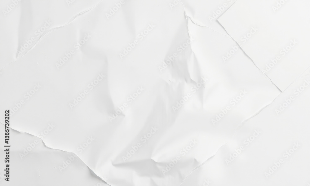 textured white paper background with crumpled and torn edges, creating subtle yet dynamic visual effect. This versatile backdrop is perfect for various design projects textured white paper background with crumpled and torn edges, creating subtle yet dynamic visual effect. This versatile backdrop is perfect for various design projects