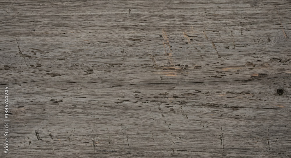 Fototapeta premium Distressed gray wood background displaying rustic surface texture