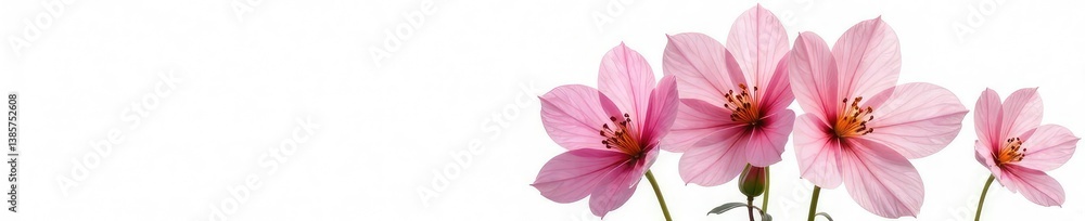 Large isolated flower in full bloom on white background, full bloom, flower, photography Large isolated flower in full bloom on white background, full bloom, flower, photography