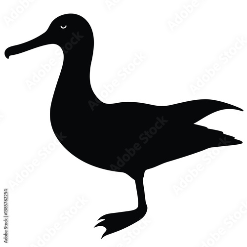 Albatross set silhouette vector illustration, Albatross vector design, albatross line art silhouette vector illustration, albatross silhouette line art vector illustration, albatross silhouette vector