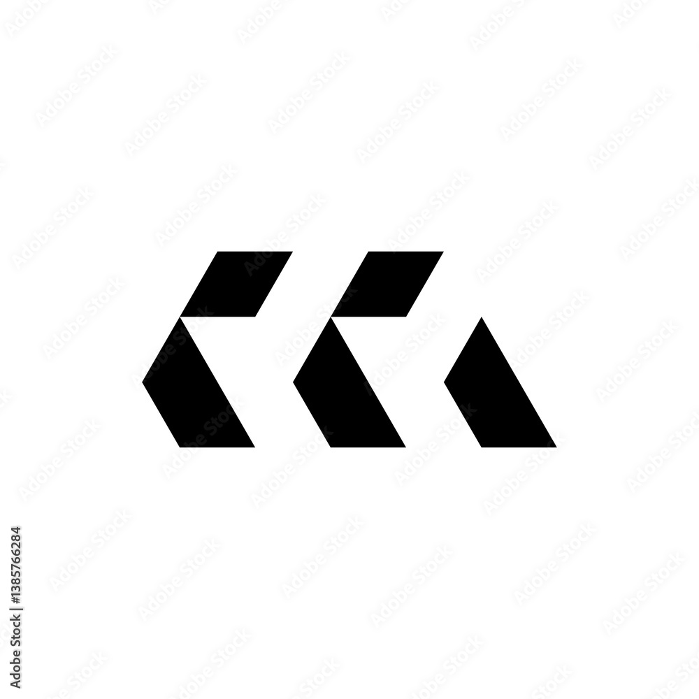 Obraz premium letter M logo