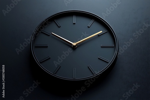 Wallpaper Mural Elegant clock icon with realistic shading and crisp edges Torontodigital.ca