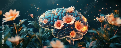 Blooming brain; mental wellness, nature