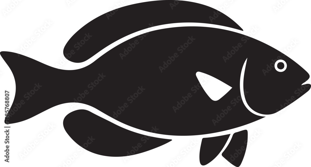 Fish icon vector isolated on white background. Fish icon vector. Fish icon vector cute fish animal cartoon Fish icon vector isolated on white background. Fish icon vector. Fish icon vector cute fish animal cartoon