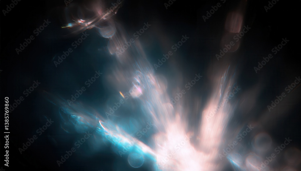 ethereal light dispersion through glass prism in deep space ambiance for abstract background and sci-fi concept design
ethereal light dispersion through glass prism in deep space ambiance for abstract background and sci-fi concept design