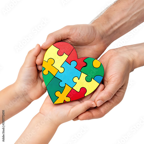 Wallpaper Mural hands holding puzzle pieces Torontodigital.ca