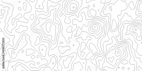 White topography topology vector white background fresh contour map texture. white seamless pattern Abstract background with a wave Topography and geography map grid abstract backdrop.