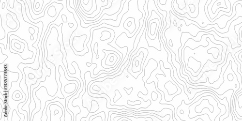 White topography topology vector white background fresh contour map texture. white seamless pattern Abstract background with a wave Topography and geography map grid abstract backdrop.