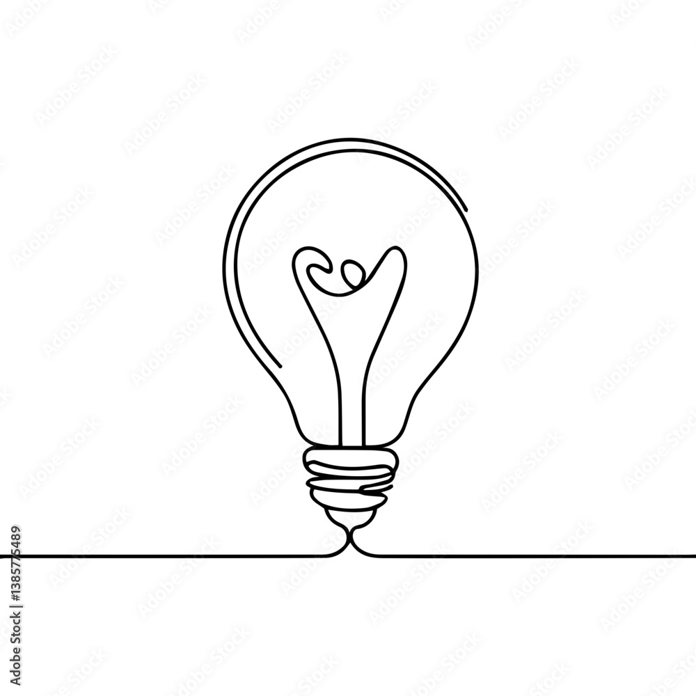 Lightbulb with Human Figure Representing Ideas and Inspiration Lightbulb with Human Figure Representing Ideas and Inspiration