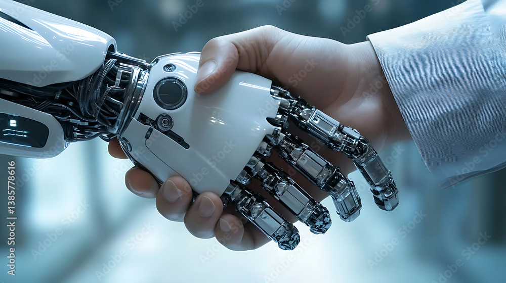 A robotic hand, laboratory with hand performing delicate tasks with precision, Medical-tech style A robotic hand, laboratory with hand performing delicate tasks with precision, Medical-tech style