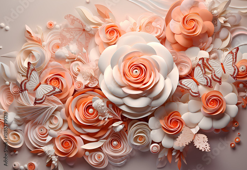 wedding bouquet of roses