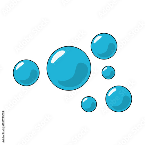 Cholesterol vector icon. Good and Bad cholesterol.