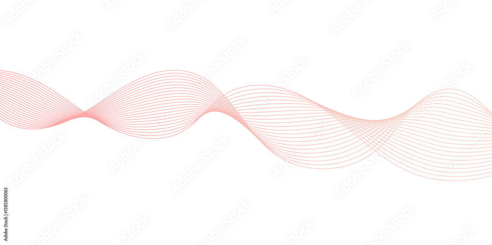 Smooth Wave Line Background. Abstract Flowing Curve with Gradient Effect Smooth Wave Line Background. Abstract Flowing Curve with Gradient Effect